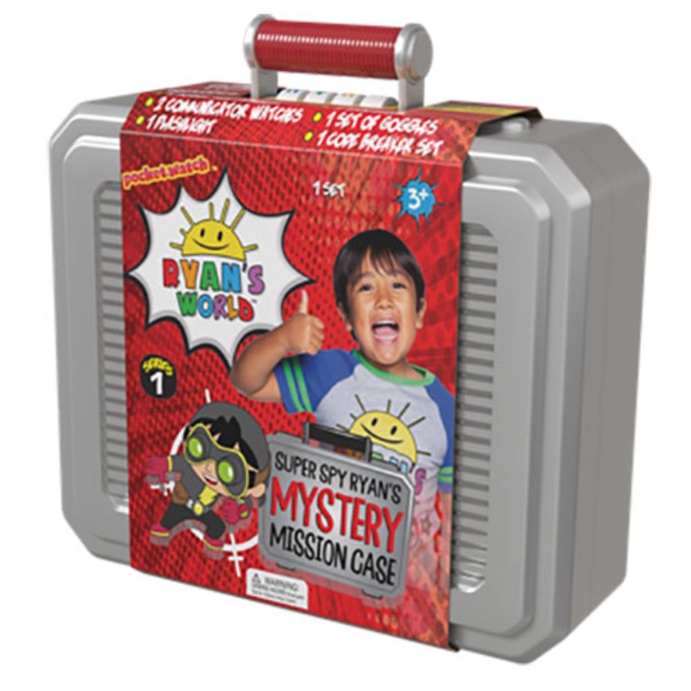 BRAND NEW Ryan's World Secret Agent Super Spy Mystery Mission Case
